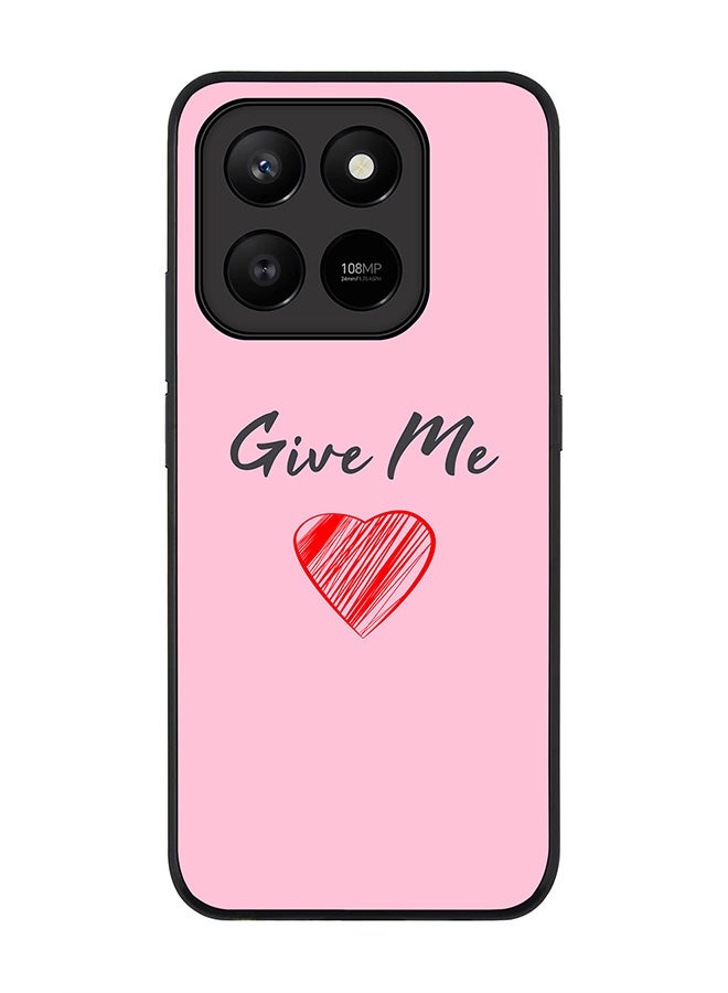Stylizedd For Honor X7d 4G / X7d 5G / 400 Smart Case,Slim fit Camera Protection, Shockproof Thin Phone cover  - Give me love - Image 1
